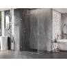 Mexen Lunar-B Duo hinged shower cabin 85 x 75 cm, transparent, brushed nickel - 832-085L-075P-97-00