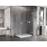 Mexen Lunar-B L right swing shower cabin 85 x 70 cm, transparent, white - 832L-085-070-20-00-P