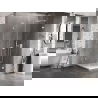 Mexen Lunar-B L right-hinged shower cabin 90 x 90 cm, transparent, white - 832L-090-090-20-00-P