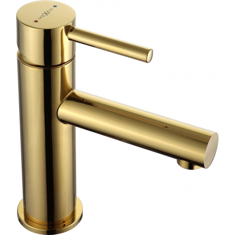 Mexen Elba washbasin mixer tap, Gold - 74100-50