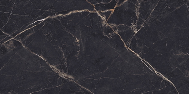 Mexen Eminet Black glazed rectified porcelain tile. Floor-wall tile 120 x 60 cm, high gloss - TL201-120-060-00