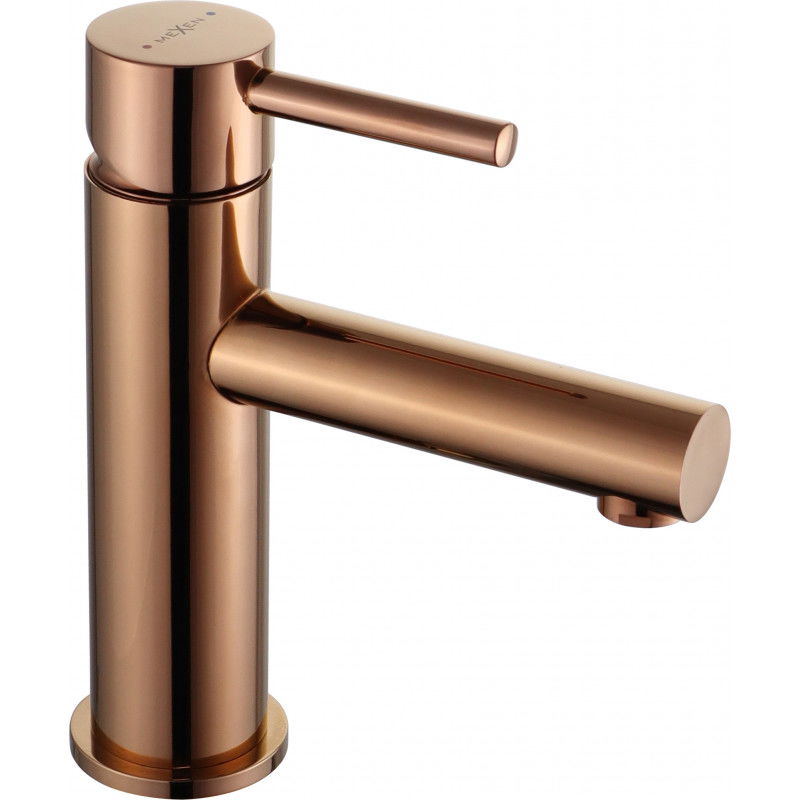 Mexen Elba washbasin mixer tap, Rose gold - 74100-60