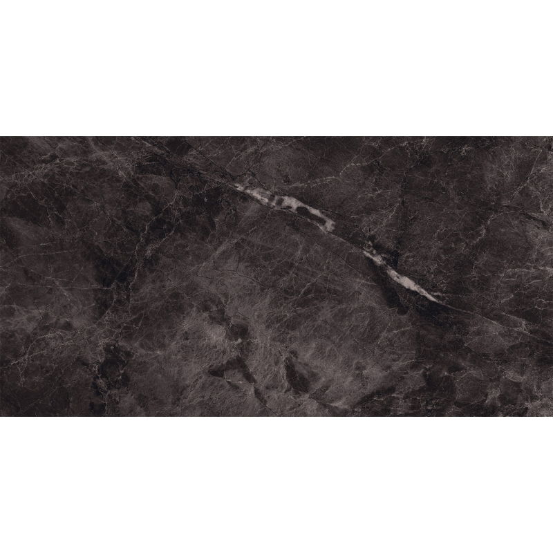 Mexen Merison Black glazed rectified G1, floor-wall tile 120 x 60 cm, high gloss - TL203-120-060-00