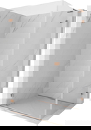 Mexen Lunar-B L left swing shower cabin 90 x 70 cm, transparent, brushed copper - 832L-090-070-65-00-L