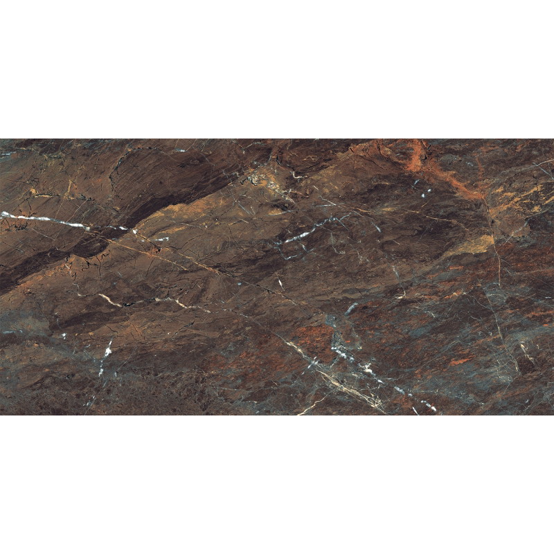Mexen Sintra Earth glazed rectified stoneware tile G1, floor-wall tile 120 x 60 cm, high gloss - TL204-120-060-02