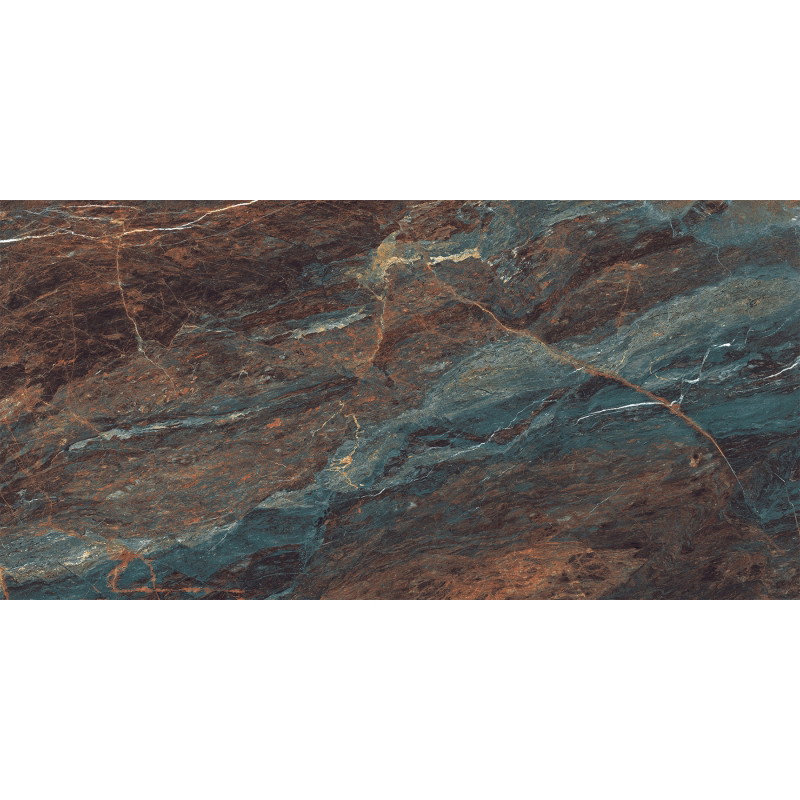 Mexen Sintra Earth glazed rectified stoneware tile G1, floor-wall tile 120 x 60 cm, high gloss - TL204-120-060-02