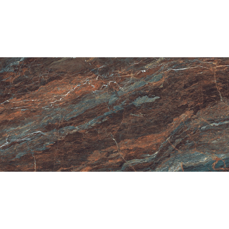 Mexen Sintra Earth glazed rectified stoneware tile G1, floor-wall tile 120 x 60 cm, high gloss - TL204-120-060-02