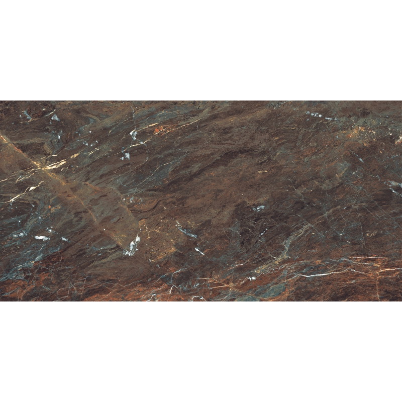 Mexen Sintra Earth glazed rectified stoneware tile G1, floor-wall tile 120 x 60 cm, high gloss - TL204-120-060-02