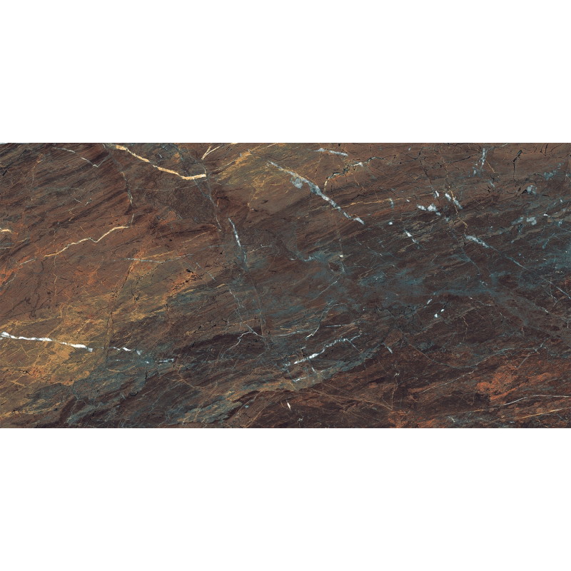 Mexen Sintra Earth glazed rectified stoneware tile G1, floor-wall tile 120 x 60 cm, high gloss - TL204-120-060-02