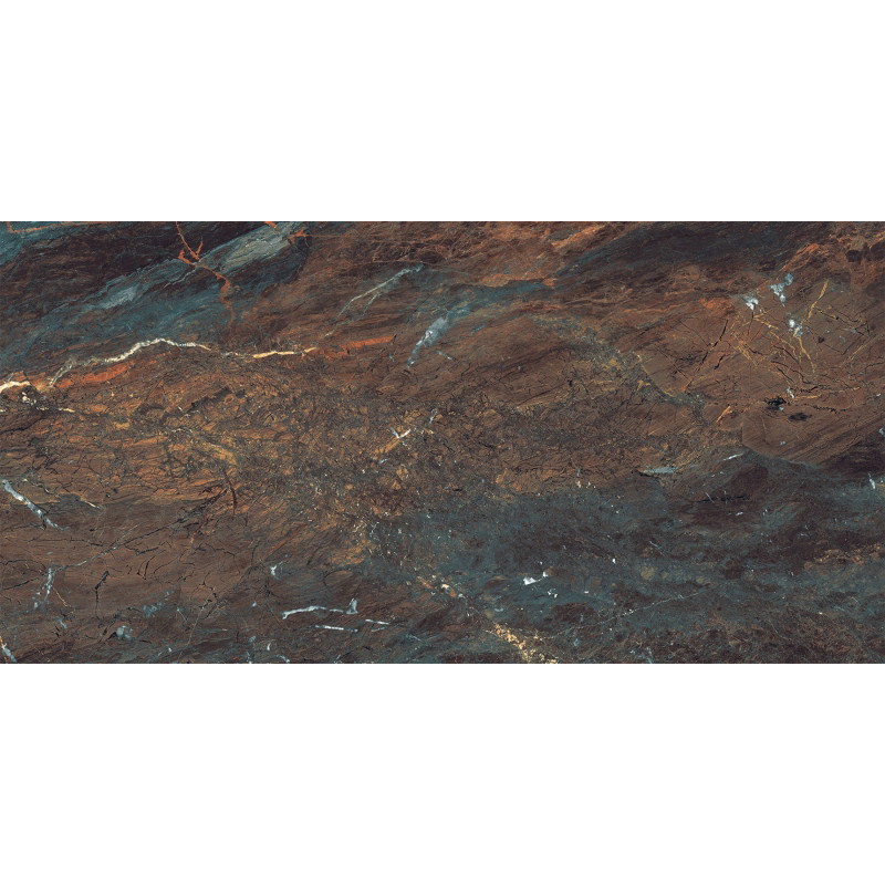 Mexen Sintra Earth glazed rectified stoneware tile G1, floor-wall tile 120 x 60 cm, high gloss - TL204-120-060-02