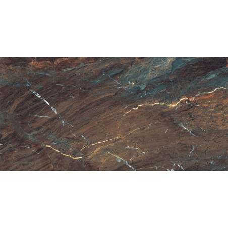 Mexen Sintra Earth glazed rectified stoneware tile G1, floor-wall tile 120 x 60 cm, high gloss - TL204-120-060-02
