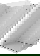 Mexen Lunar-B L Shower Enclosure Hinged Left 80 x 70 cm, Transparent, Black - 832L-080-070-70-00-L