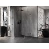 Mexen Lunar-B L Hinged Shower Enclosure Left 70 x 70 cm, Transparent, Gun Metal - 832L-070-070-95-00-L
