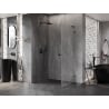 Mexen Lunar-B L Hinged Shower Enclosure Left 85 x 80 cm, Transparent, Gun Metal - 832L-085-080-95-00-L