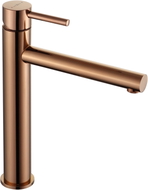 Mexen Elba high washbasin faucet, rose gold - 74110-60