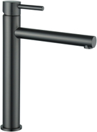 Mexen Elba high washbasin faucet, brushed gun gray - 74110-66