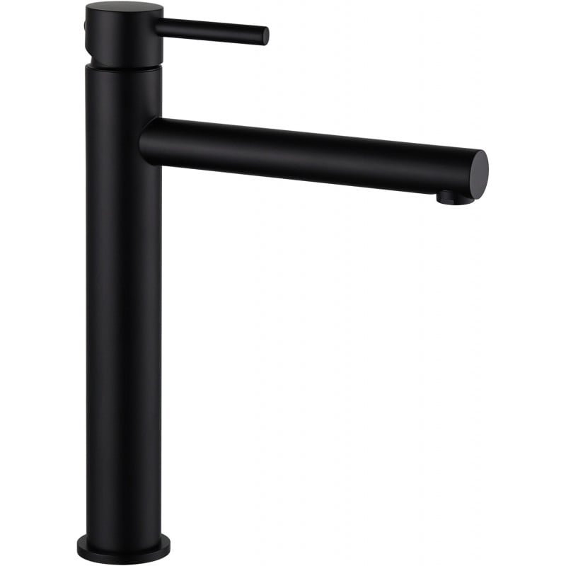Mexen Elba high washbasin tap, black - 74110-70