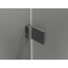 Mexen Lunar-B right swinging shower cabin 100 x 90 cm, transparent, gun metal - 832-100-090-95-00-P