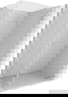 Mexen Lunar-B Right Pivot Shower Enclosure 100 x 80 cm, Transparent, Brushed Nickel - 832-100-080-97-00-P