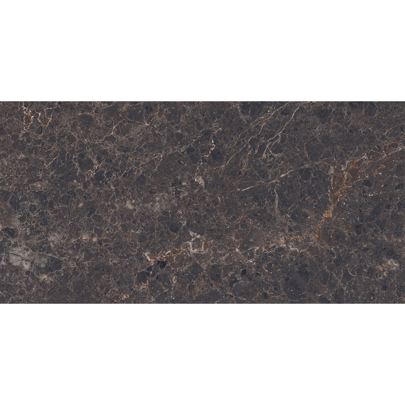 Mexen Slik Emperador Brown Glazed Rectified Porcelain G1, Floor-Wall Tile 120 x 60 cm, High Gloss - TL207-120-060-00