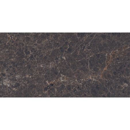 Mexen Slik Emperador Brown Glazed Rectified Porcelain G1, Floor-Wall Tile 120 x 60 cm, High Gloss - TL207-120-060-00