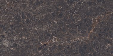 Mexen Slik Emperador Brown glazed rectified porcelain stoneware, floor and wall tile 120 x 60 cm, high gloss - TL207-120-060-00