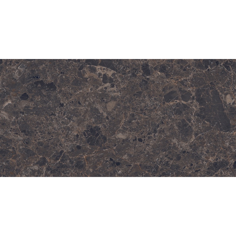 Mexen Slik Emperador Brown Glazed Rectified Porcelain G1, Floor-Wall Tile 120 x 60 cm, High Gloss - TL207-120-060-00
