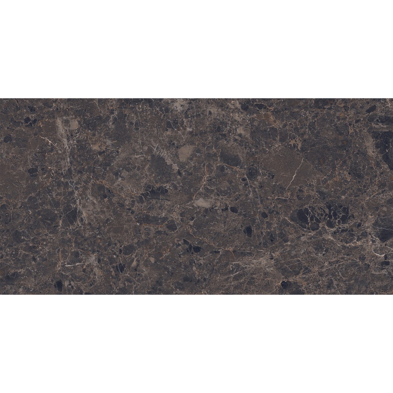Mexen Slik Emperador Brown Glazed Rectified Porcelain G1, Floor-Wall Tile 120 x 60 cm, High Gloss - TL207-120-060-00