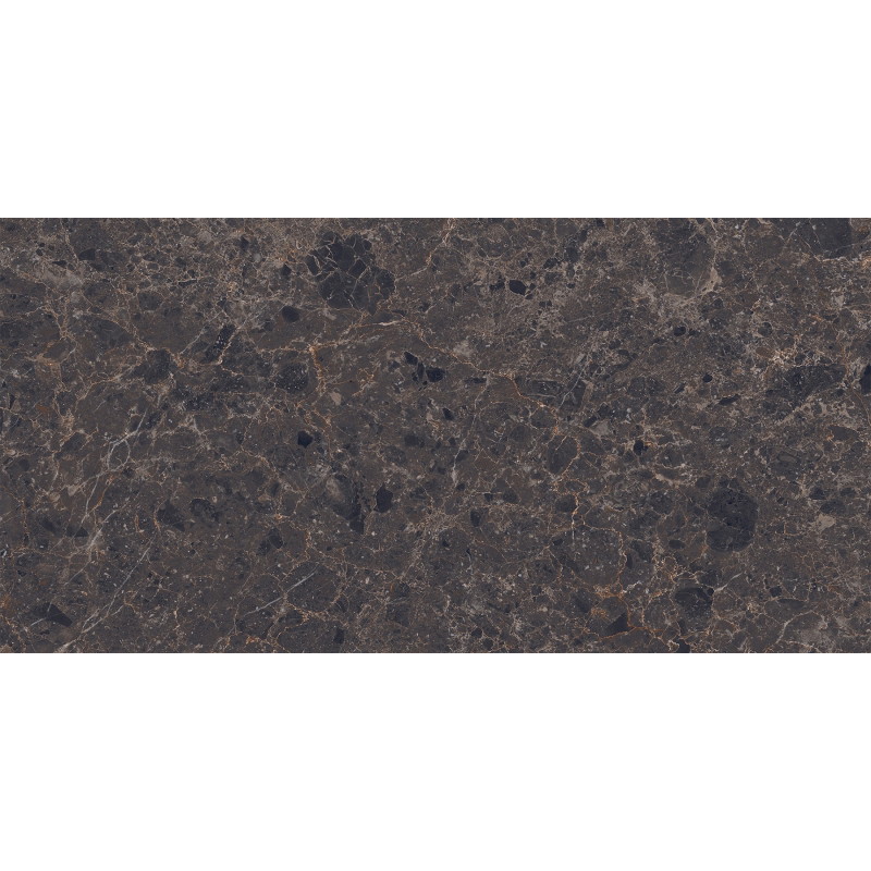 Mexen Slik Emperador Brown Glazed Rectified Porcelain G1, Floor-Wall Tile 120 x 60 cm, High Gloss - TL207-120-060-00