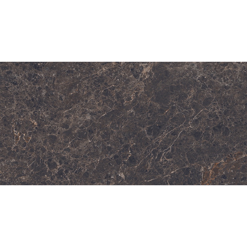 Mexen Slik Emperador Brown Glazed Rectified Porcelain G1, Floor-Wall Tile 120 x 60 cm, High Gloss - TL207-120-060-00