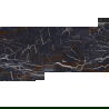 Mexen Orlo Black glazed rectified porcelain tile G1, floor-wall tile 120 x 60 cm, high gloss - TL211-120-060-00