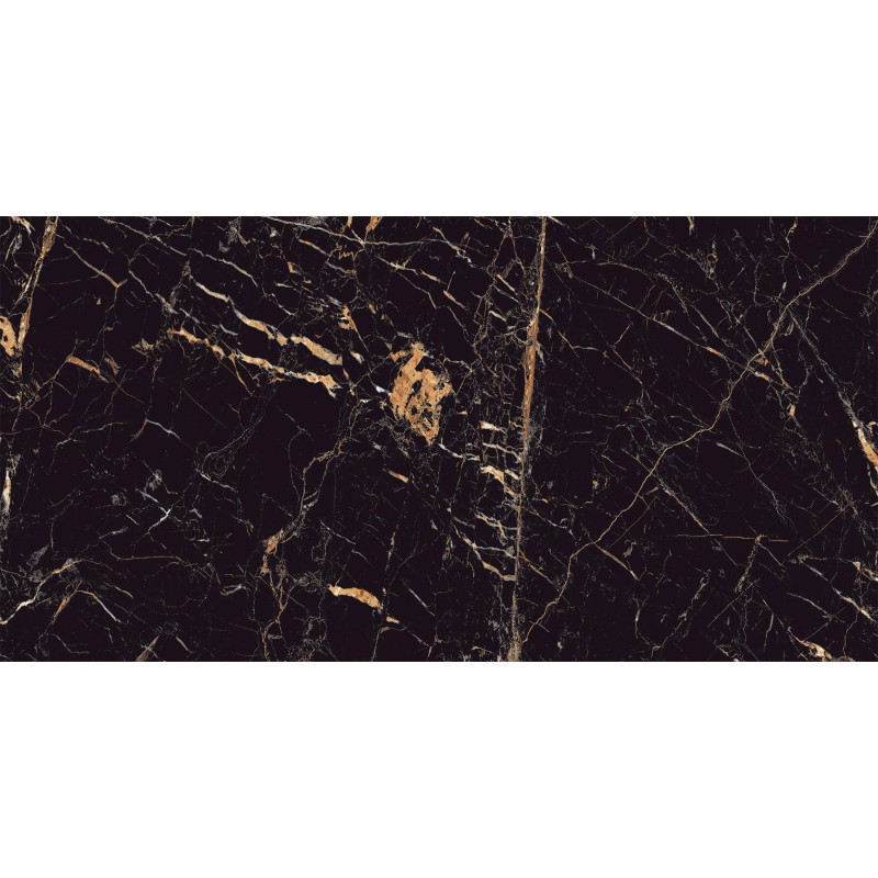 Mexen Python Gold glazed rectified tile G1, floor-wall tile 120 x 60 cm, high gloss - TL212-120-060-00