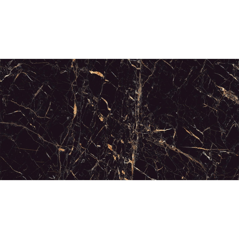 Mexen Python Gold glazed rectified tile G1, floor-wall tile 120 x 60 cm, high gloss - TL212-120-060-00