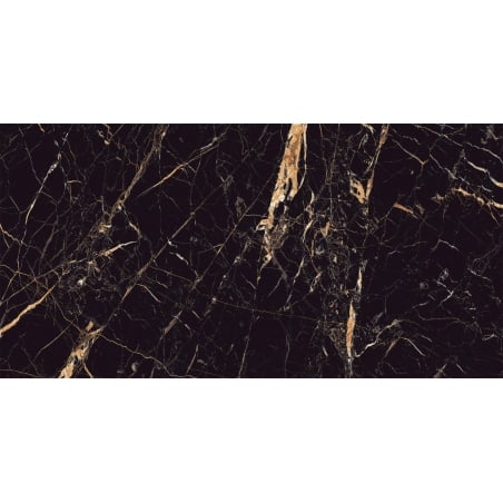 Mexen Python Gold glazed porcelain tile, rectified floor and wall 120 x 60 cm, high gloss - TL212-120-060-00