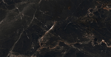 Mexen Marquino Black Glazed Rectified Gres Tile G1, Floor-Wall Tile 120 x 60 cm, High Gloss - TL214-120-060-00