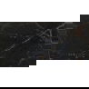 Mexen Marquino Black glazed rectified porcelain stoneware, floor-wall tile 120 x 60 cm, high gloss - TL214-120-060-00