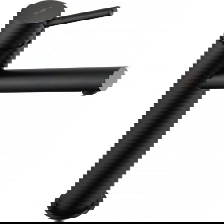 Mexen Eri high washbasin mixer tap, Black - 74210-70