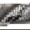 Mexen Lunar-B L shower enclosure hinged right 85 x 70 cm, transparent, gun metal - 832L-085-070-95-00-P