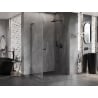 Mexen Lunar-B L right hinged shower cabin 95 x 80 cm, transparent, gun metal - 832L-095-080-95-00-P