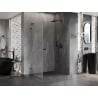 Mexen Lunar-B L right hinged shower cabin 95 x 80 cm, transparent, gun metal - 832L-095-080-95-00-P