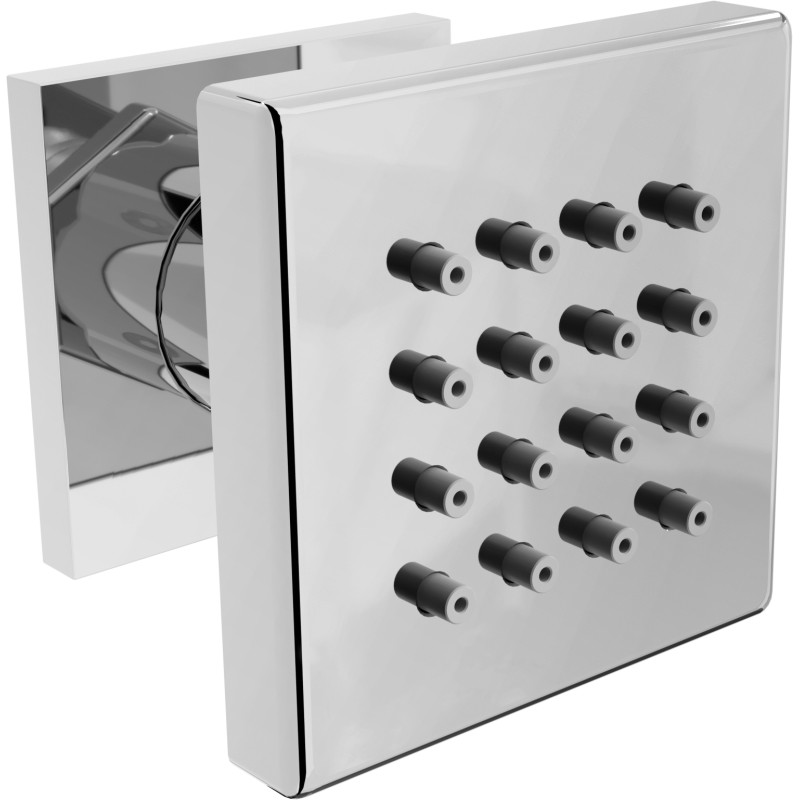 Mexen Cube Surface-mounted side jet, chrome - 79360-00