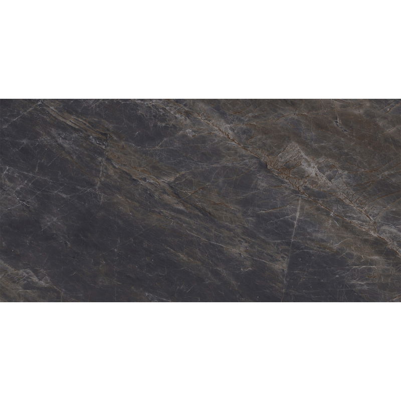 Mexen Brazilian Black glazed rectified porcelain tile G1, floor-wall tile 120 x 60 cm, high gloss - TL209-120-060-00