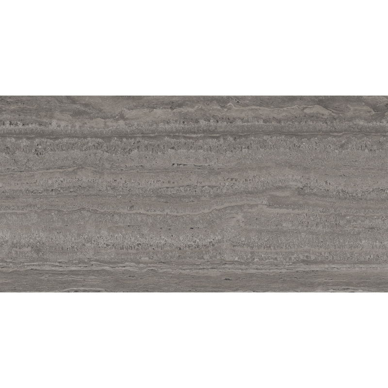 Mexen Neo Travertino Nero glazed rectified stoneware tile G1, floor-wall tile 120 x 60 cm, matte - TL302-120-060-06