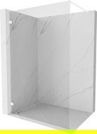 Mexen Lunar Walk-in Shower Wall Left 50 x 200 cm, Transparent 8 mm, White - 830-050-000-20-00-L