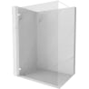 Mexen Lunar Walk-in Shower Wall Left 160 x 200 cm, Transparent 8 mm, White - 830-160-000-20-00-L