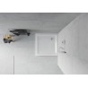Mexen Flat square slim shower tray 70 x 70 cm, white, chrome siphon - 40107070