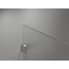 Mexen Lunar Walk-in Shower Wall Left 130 x 200 cm, Transparent 8 mm, Chrome - 830-130-000-01-00-L