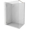 Mexen Lunar Walk-in Shower Wall Left 60 x 200 cm, Transparent 8 mm, Rose Gold - 830-060-000-60-00-L