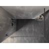 Mexen Lunar Walk-in Shower Wall Left 60 x 200 cm, Transparent 8 mm, Brushed Gun Gray - 830-060-000-66-00-L