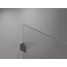 Mexen Lunar Shower Wall Walk-in Left 130 x 200 cm, Transparent 8 mm, Brushed Gun Gray - 830-130-000-66-00-L